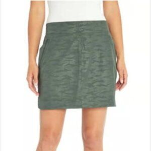 ORVIS Women's Embossed Pull-On Travel Skirt w inner shorts Size S